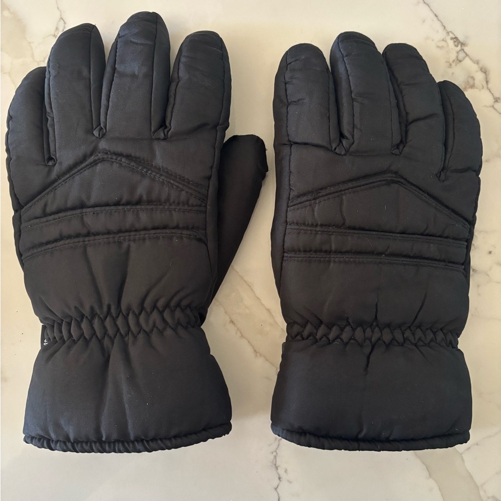 3M Thinsulate Insulation 40 Gram Snow Gloves Black Unisex M-L Winter Sports Work